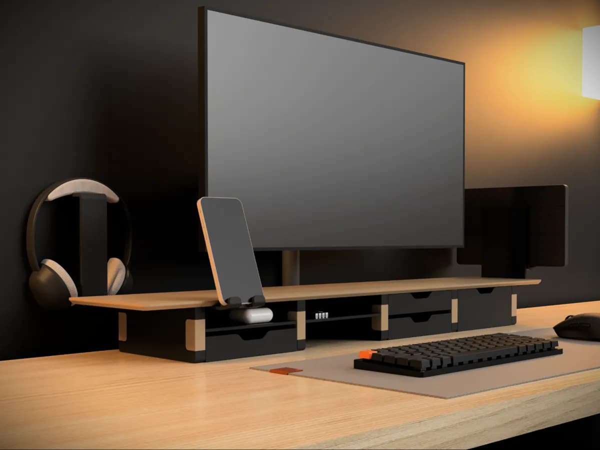 Prateleira Modular de Mesa