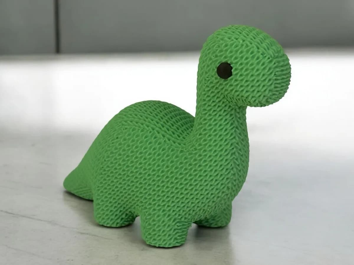 Dinossauro de Tricô