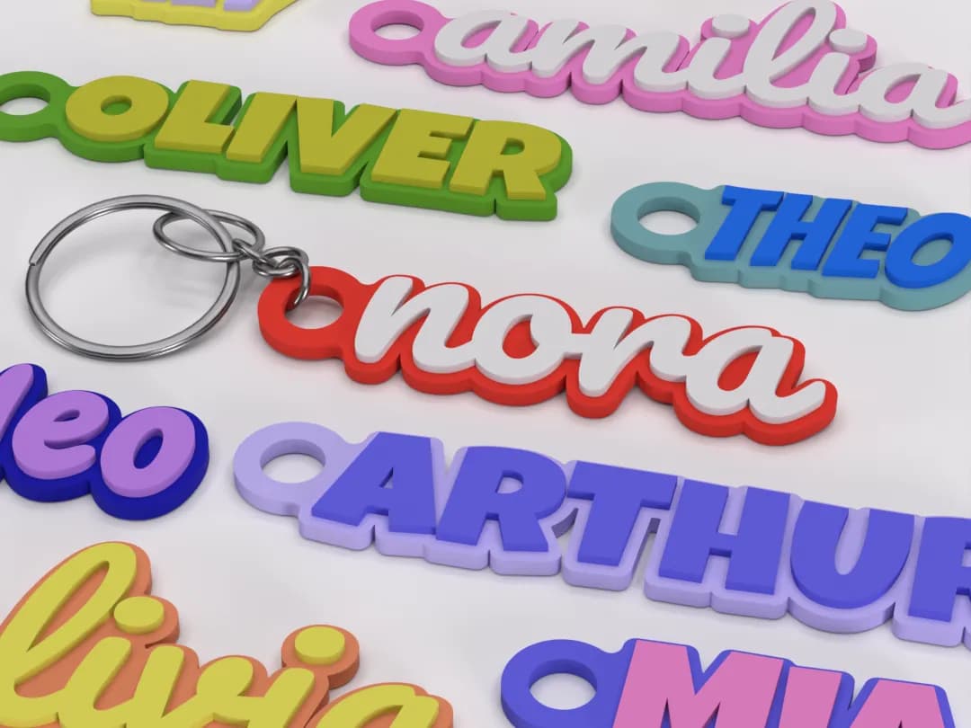 Tags de Nome (Chaveiro)