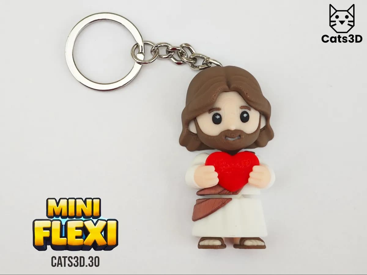 Jesus com Coração Articulado