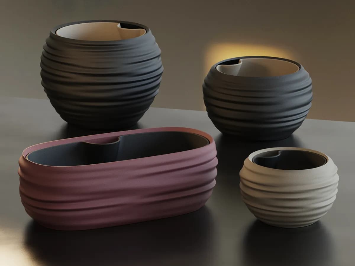 Vaso Autoirrigável Japandi