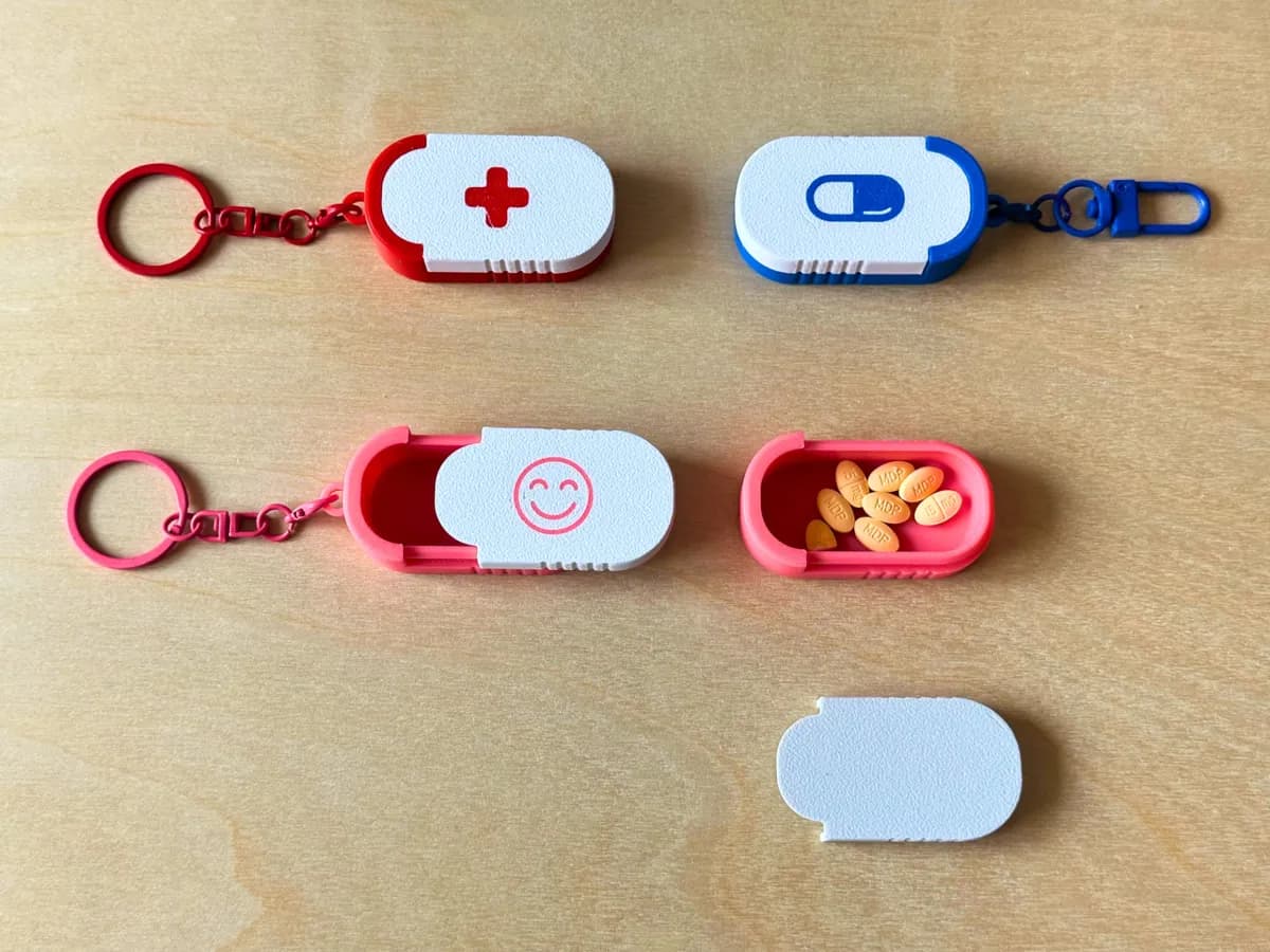 Mini Porta-Comprimidos de Bolso