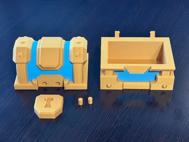 Baú de Ouro Clash Royale - Tampa Articulada