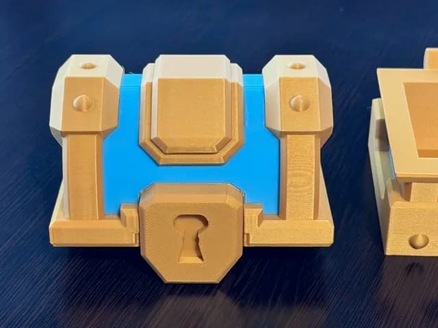 Baú de Ouro Clash Royale - Tampa Articulada