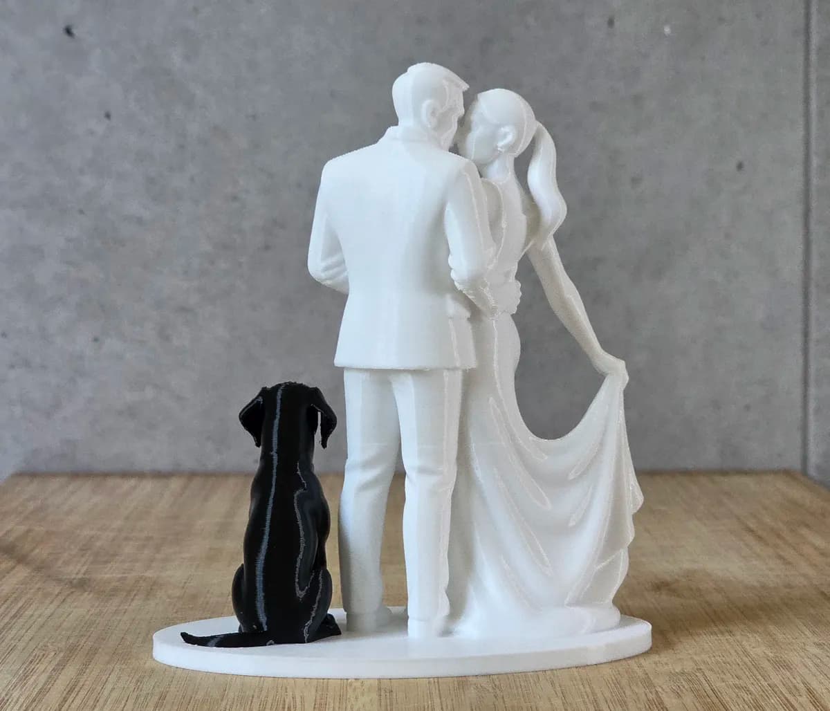 Casal de Noivos com Cachorro Redimensionáveis