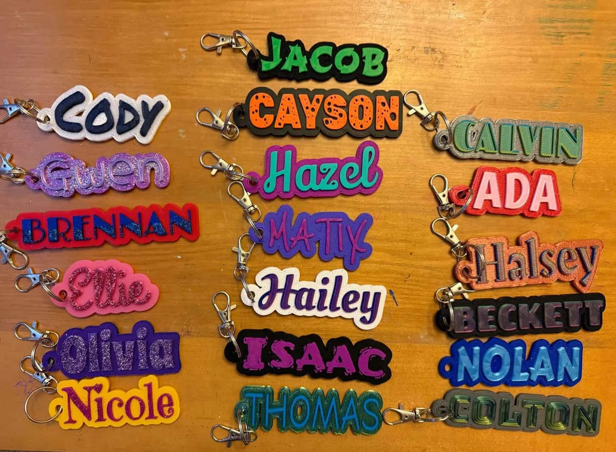 Chaveiro de Nome Personalizado