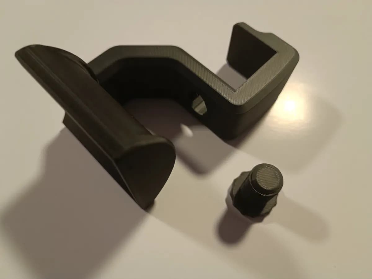 Gancho de Fone com Presilha Lateral