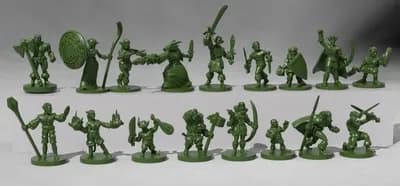 Kit 5 Miniaturas de RPG
