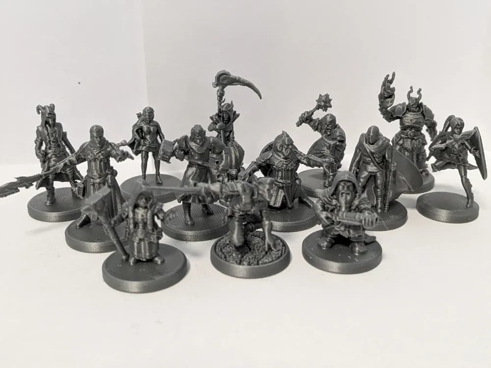 Kit 5 Miniaturas de RPG