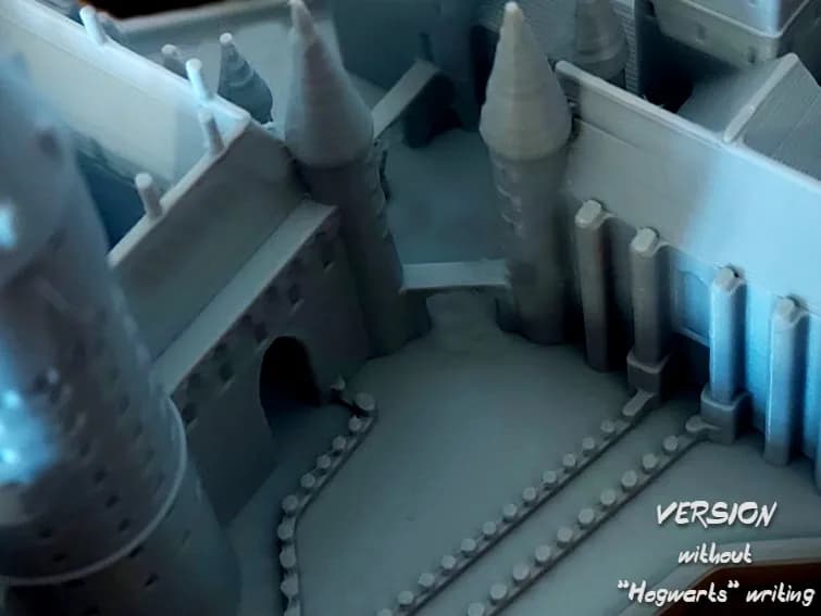 Miniatura Castelo de Hogwarts