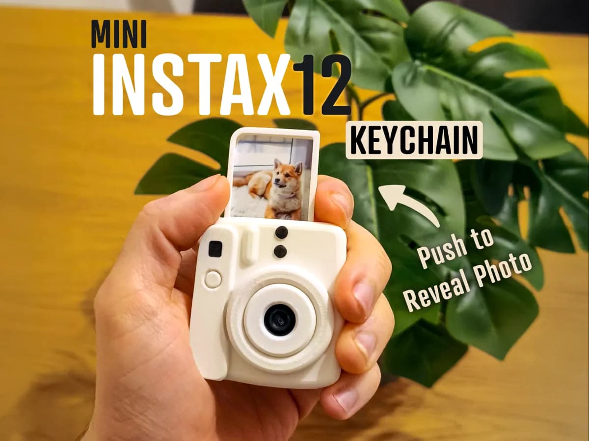 Mini Câmera Instax Chaveiro