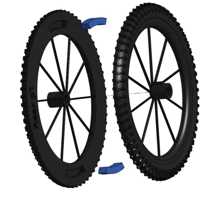 Miniatura Bicicleta Mountain Bike