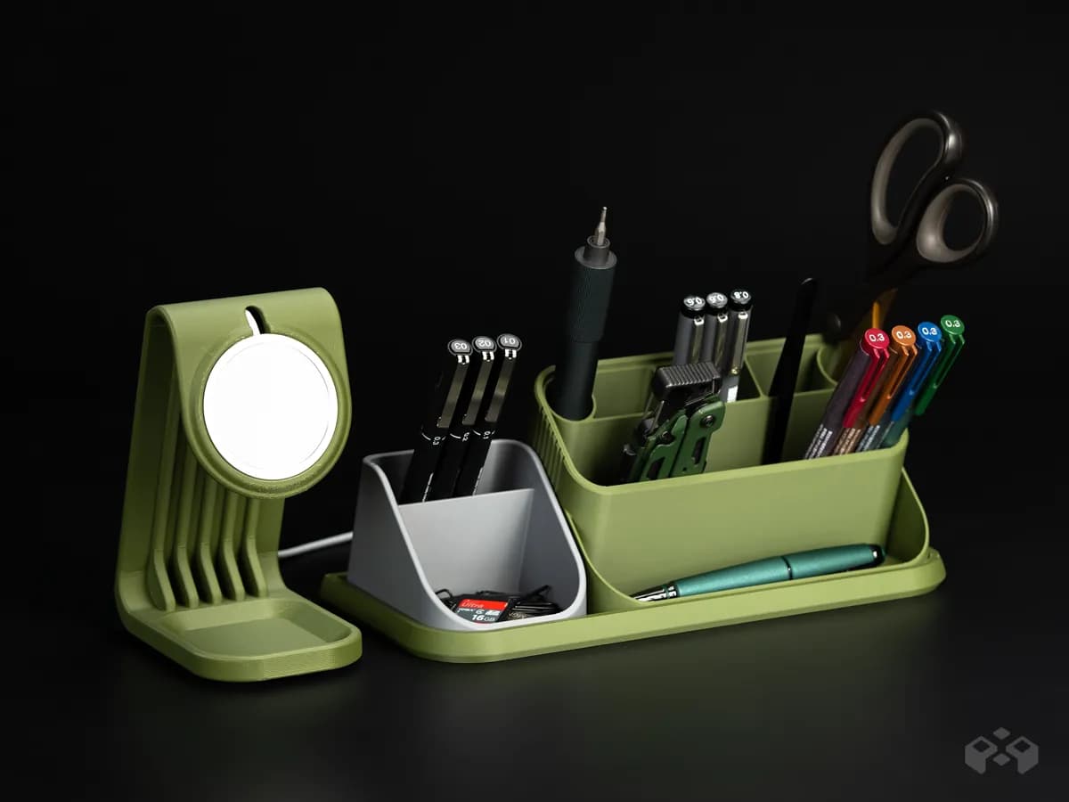 Organizador de Mesa Modular com Suporte MagSafe