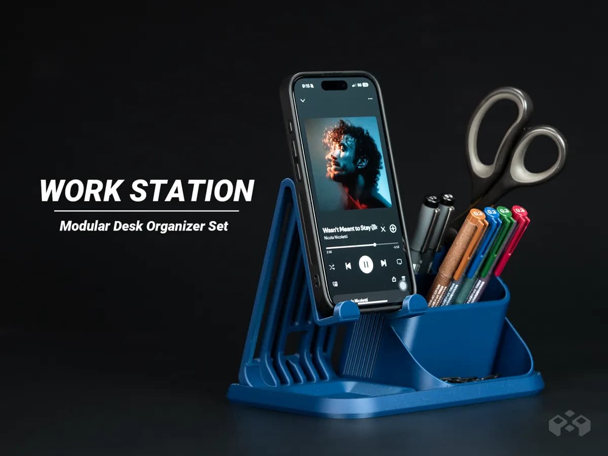 Organizador de Mesa Modular com Suporte MagSafe