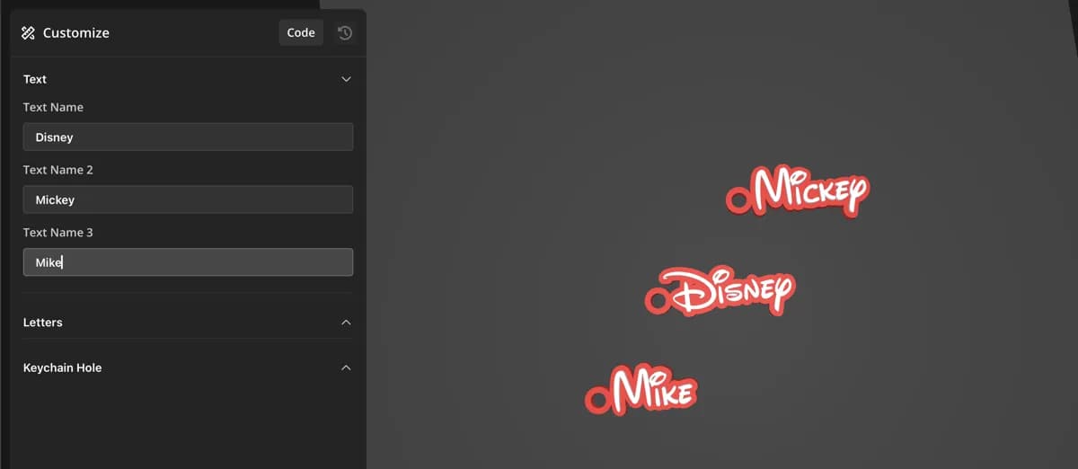 Chaveiros de Personagens Disney