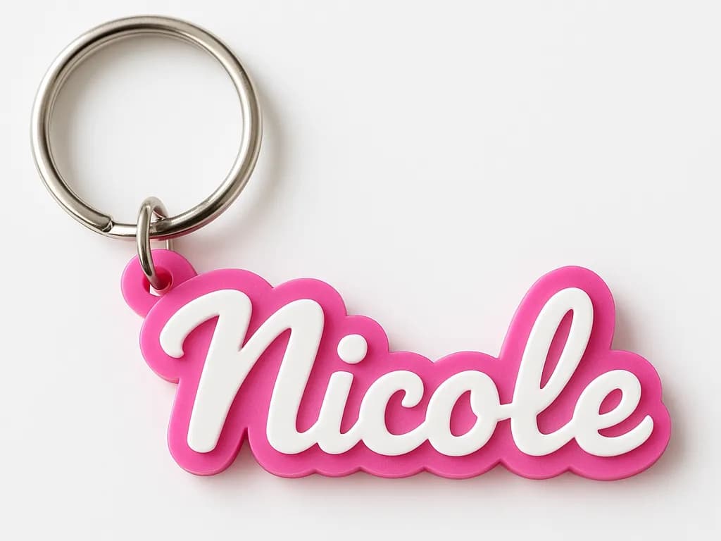 Chaveiro de Nome Personalizado Paramétrico