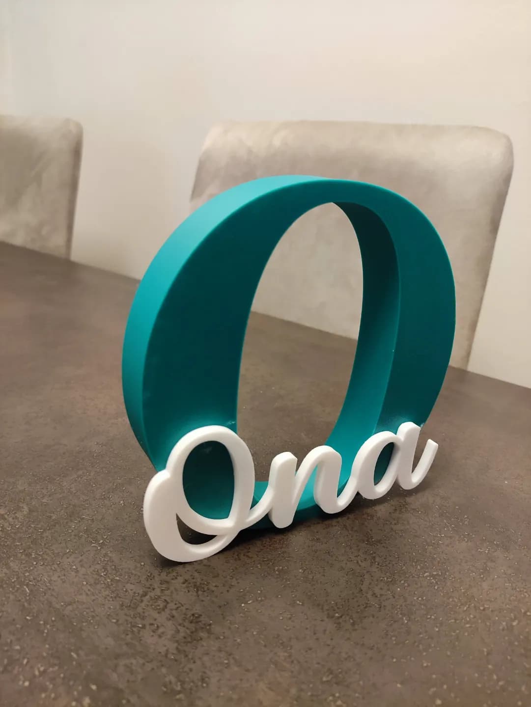 Nome Personalizado em 3D