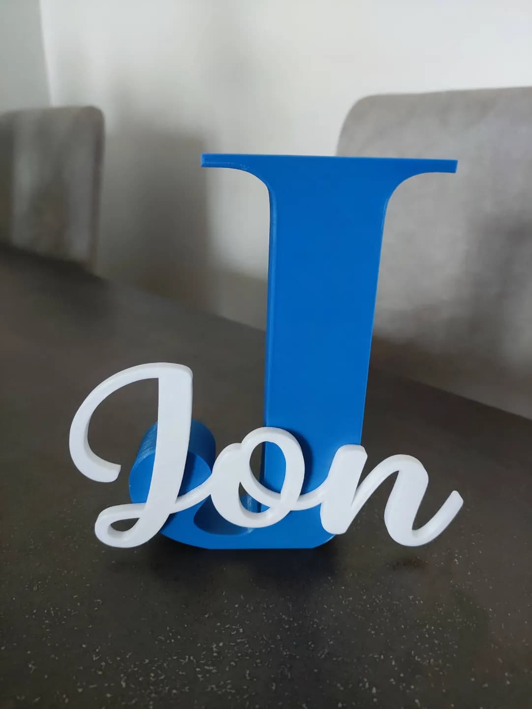 Nome Personalizado em 3D