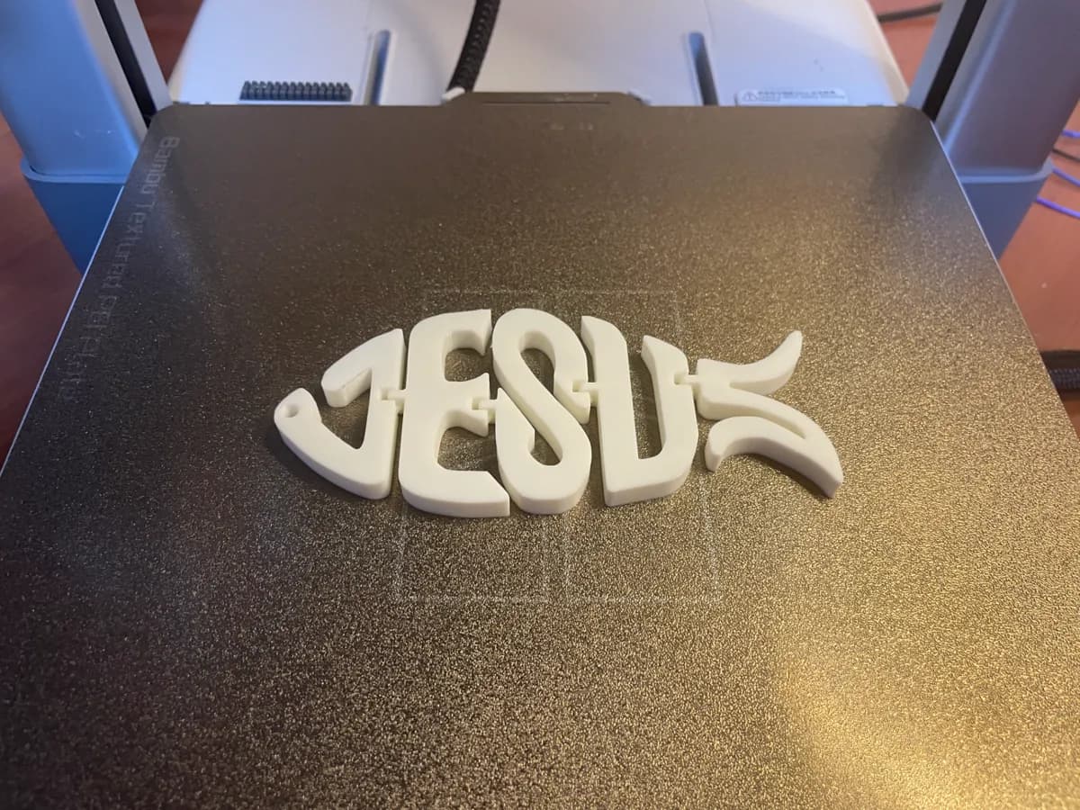 Chaveiro Flexível de Jesus