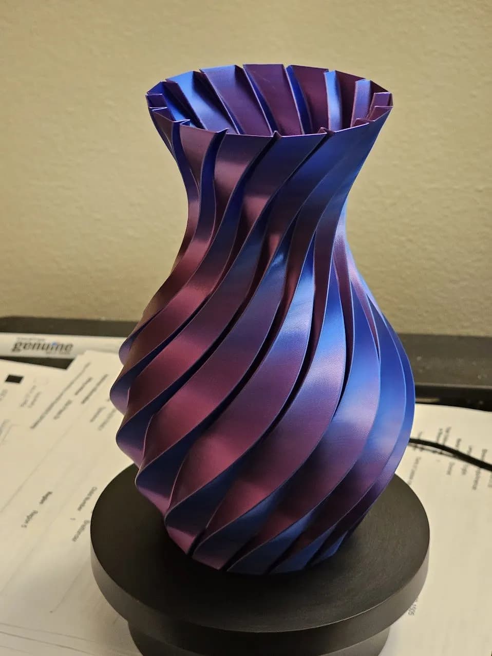 Vaso Colunas Torcidas