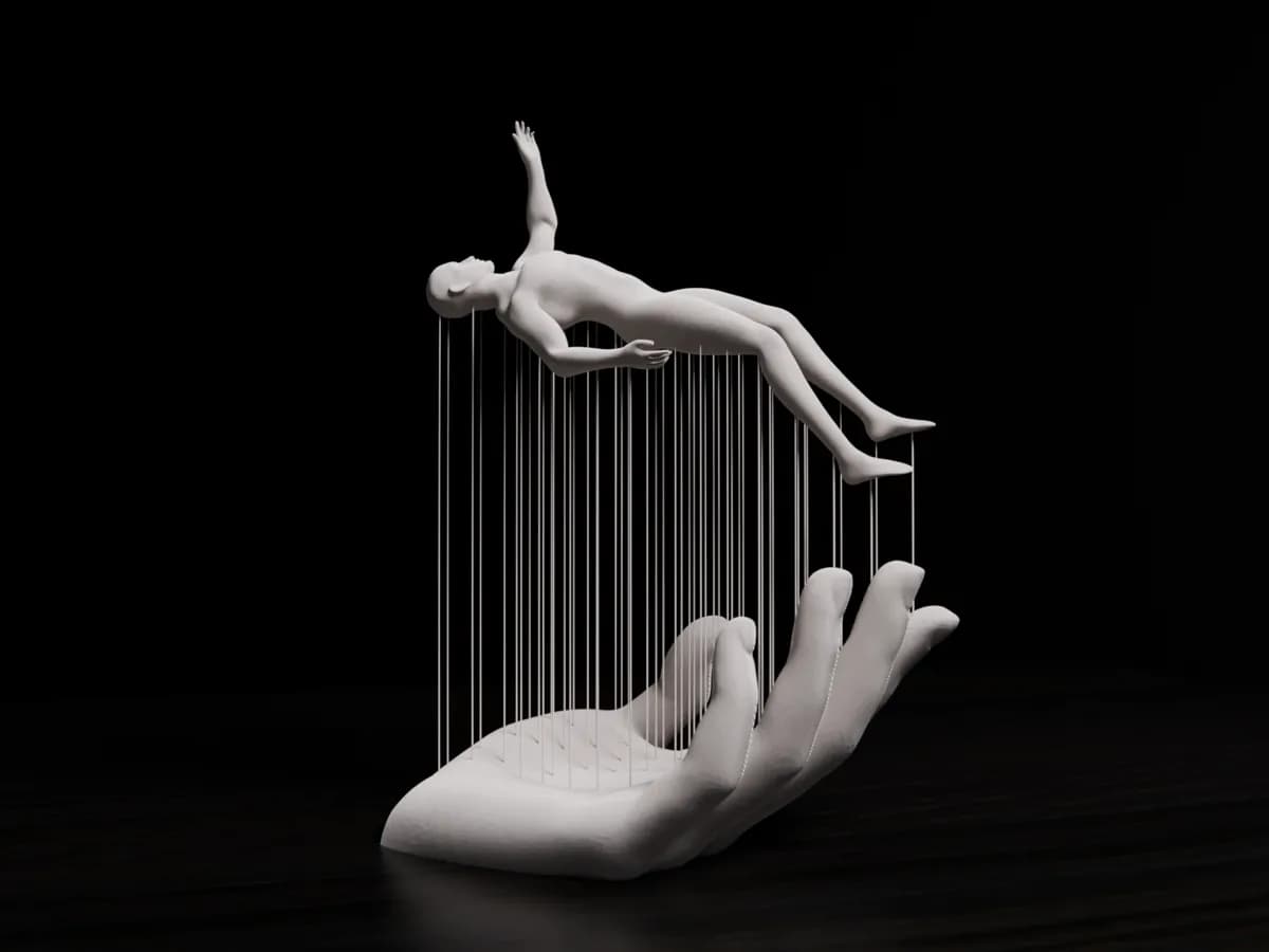 Escultura Overtaken
