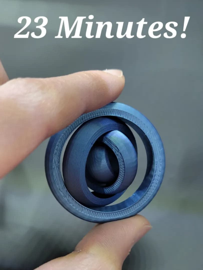 Fidget Giroscópio 4 Anéis