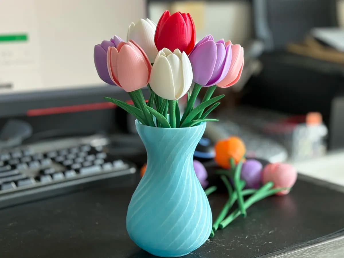 Tulipa com Haste