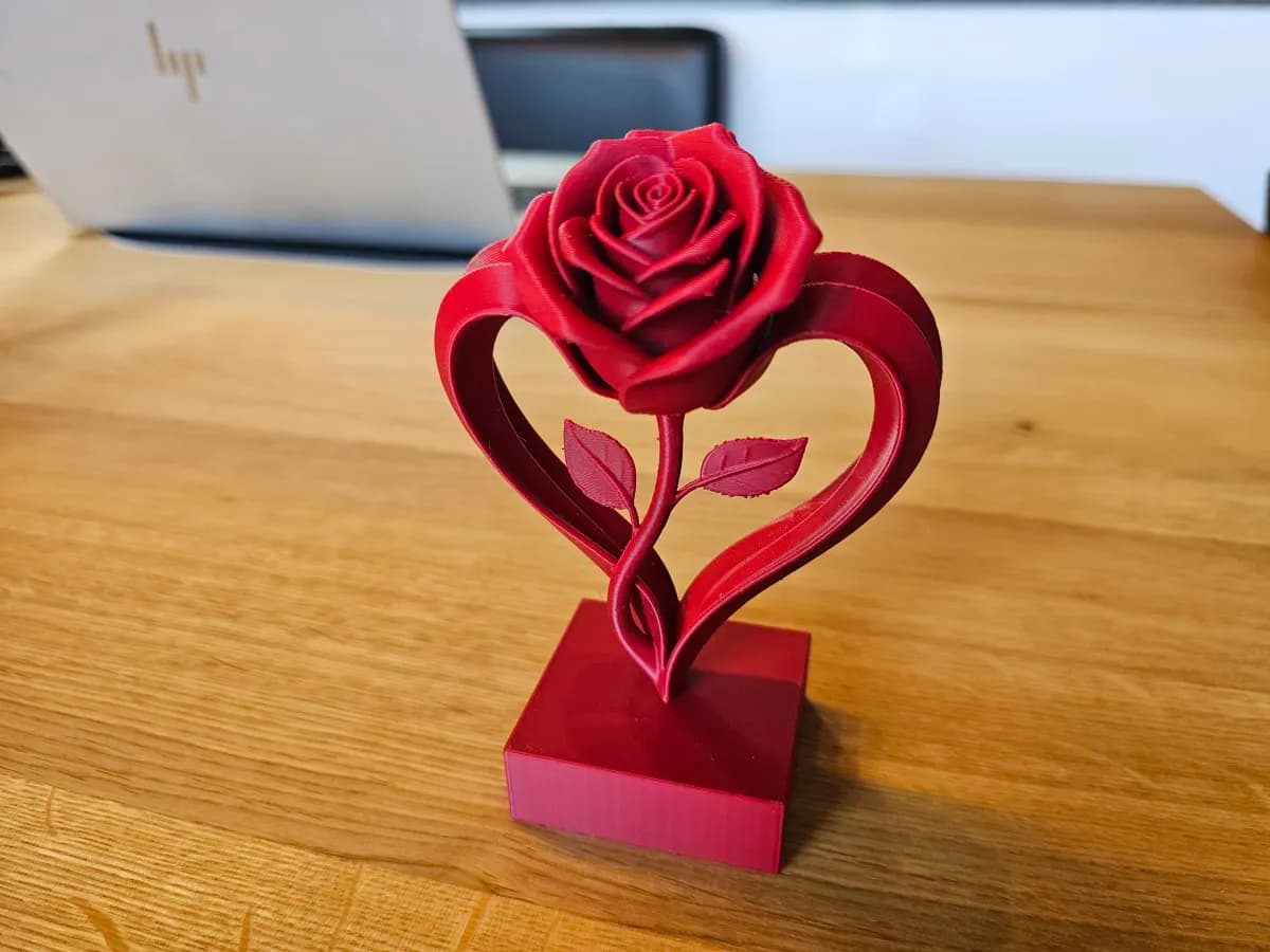 Rosa Eterna Coração